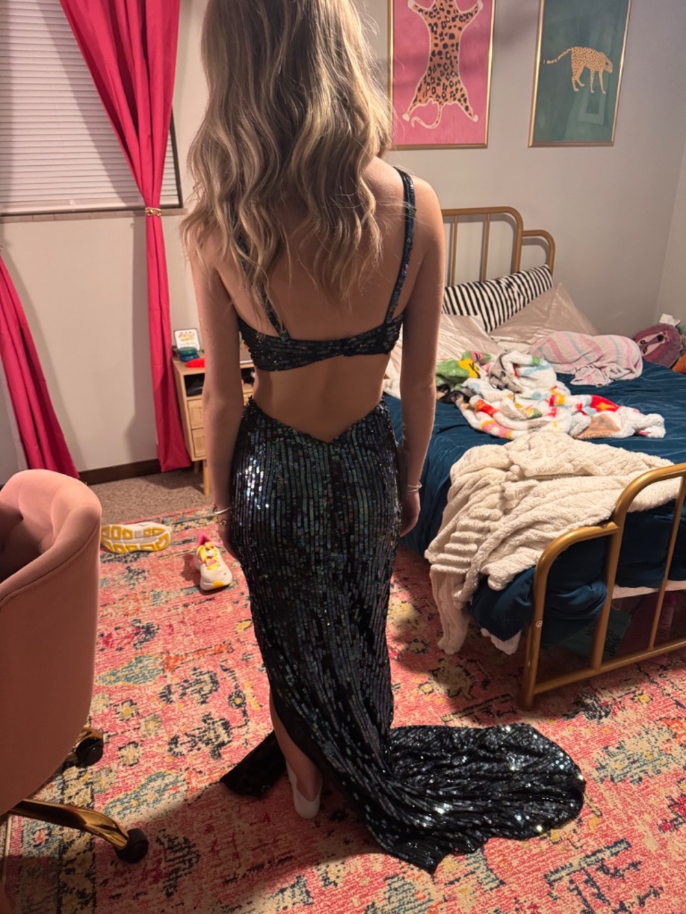 Sherri Hill discontinued prom dress size 0 - Picture 2 of 3